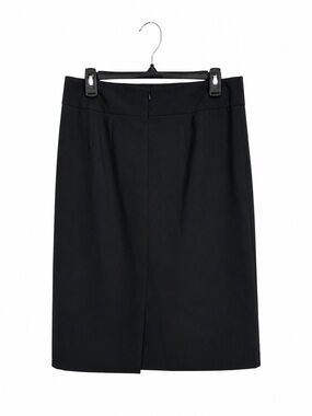 Talbots Black Wool Pencil Skirt – Women’s Size 10 – Lined Stretch Career Skirt